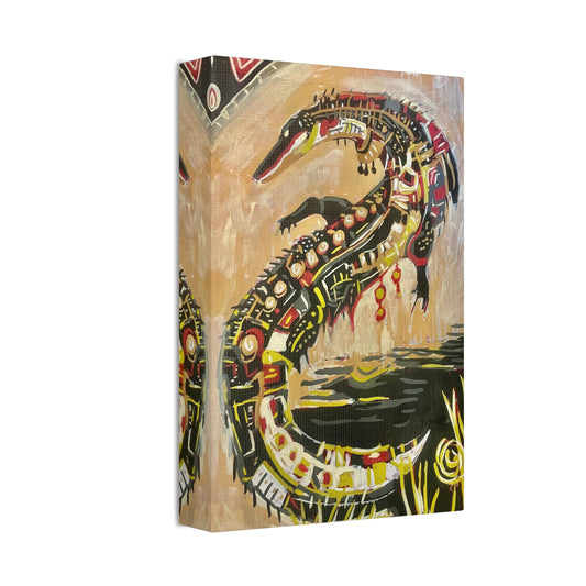 Abstract Serpent Canvas Art - Stretched 1.5"